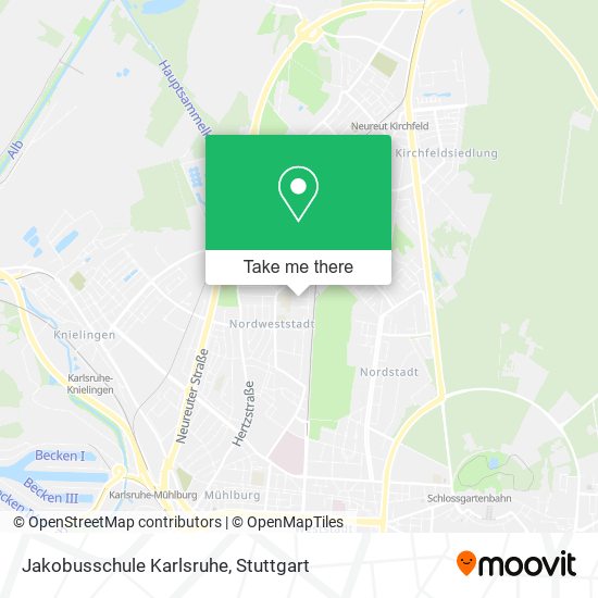 Jakobusschule Karlsruhe map