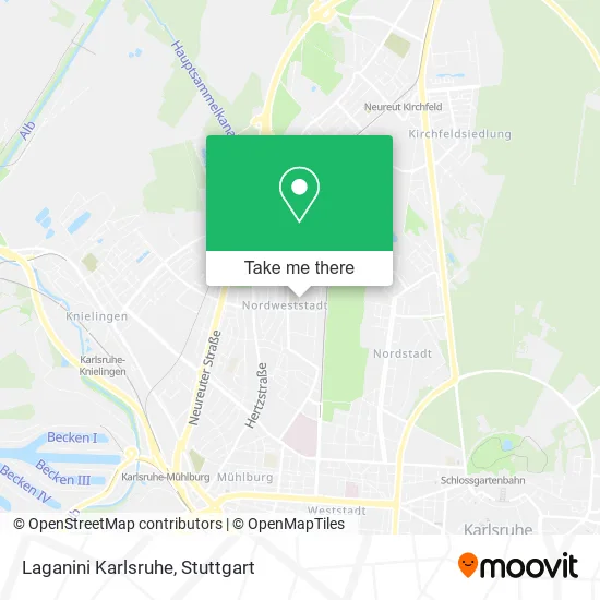 Карта Laganini Karlsruhe