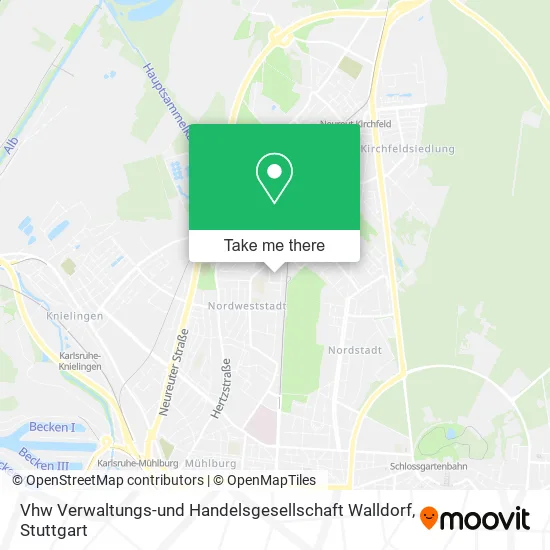 Карта Vhw Verwaltungs-und Handelsgesellschaft Walldorf