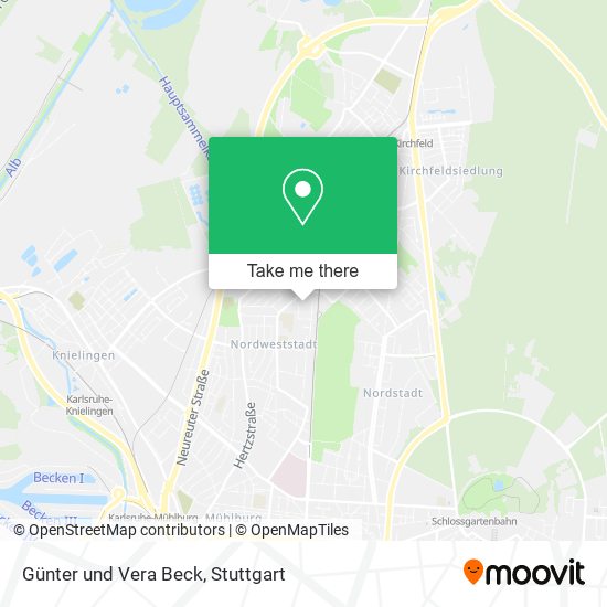 Günter und Vera Beck map