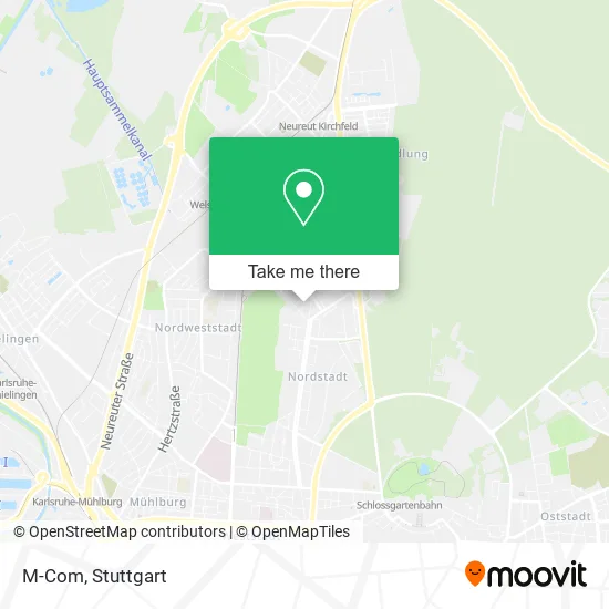 M-Com map