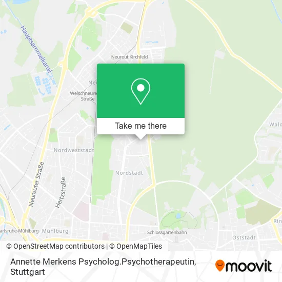 Карта Annette Merkens Psycholog.Psychotherapeutin