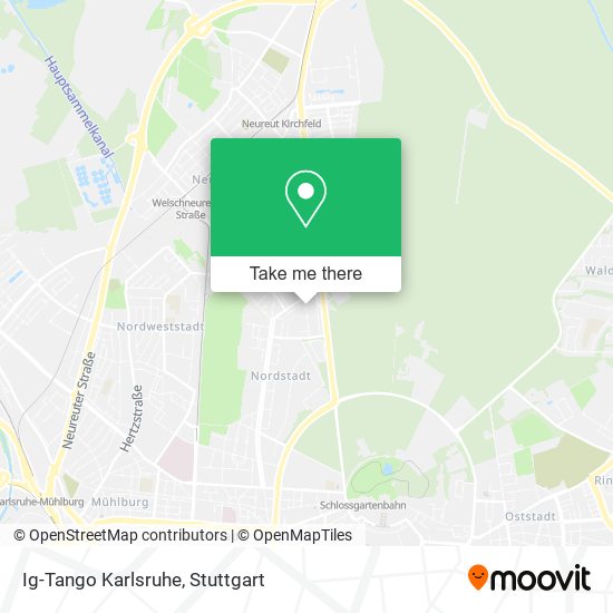 Ig-Tango Karlsruhe map