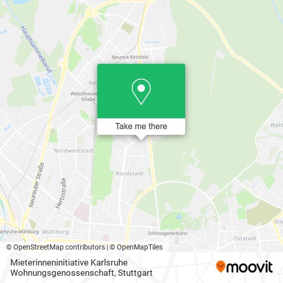 Mieterinneninitiative Karlsruhe Wohnungsgenossenschaft map