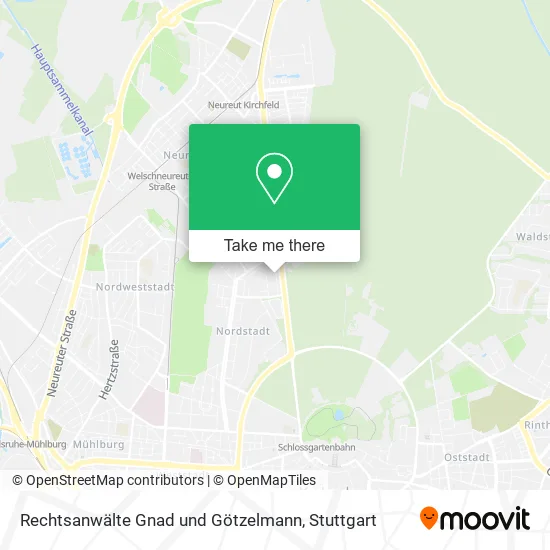 Карта Rechtsanwälte Gnad und Götzelmann