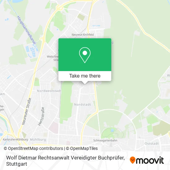 Карта Wolf Dietmar Rechtsanwalt Vereidigter Buchprüfer