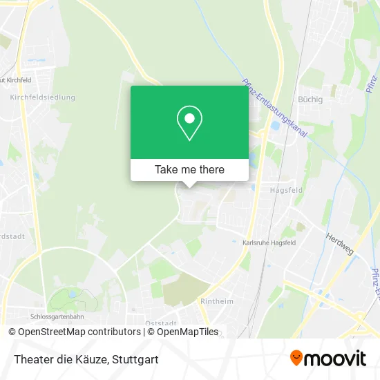 Карта Theater die Käuze