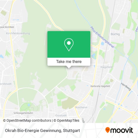 Okrah Bio-Energie Gewinnung map