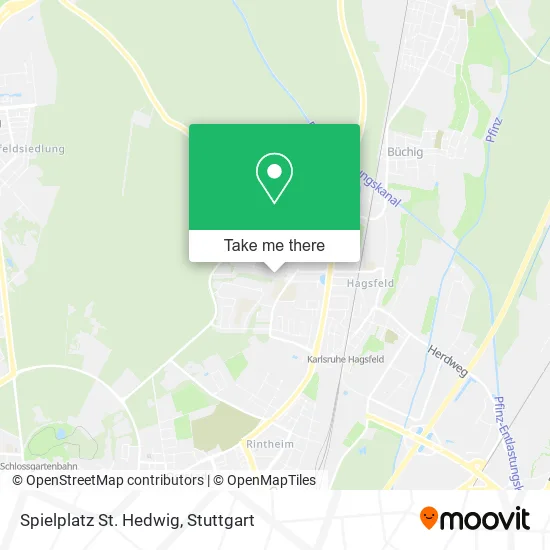 Карта Spielplatz St. Hedwig