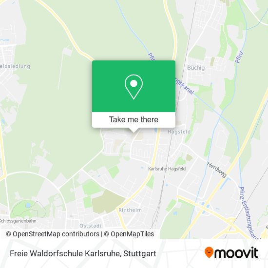 Freie Waldorfschule Karlsruhe map