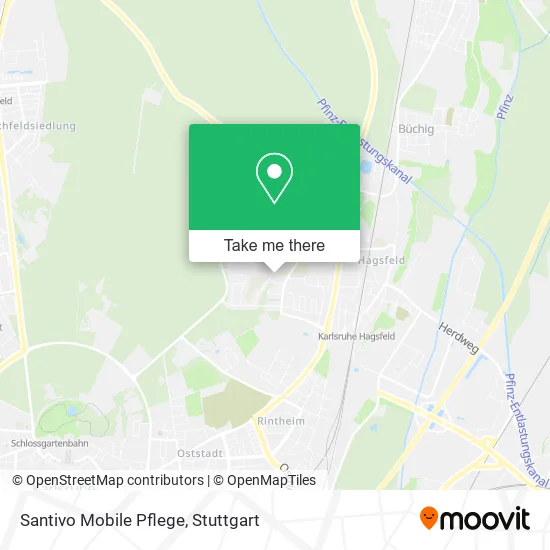 Карта Santivo Mobile Pflege