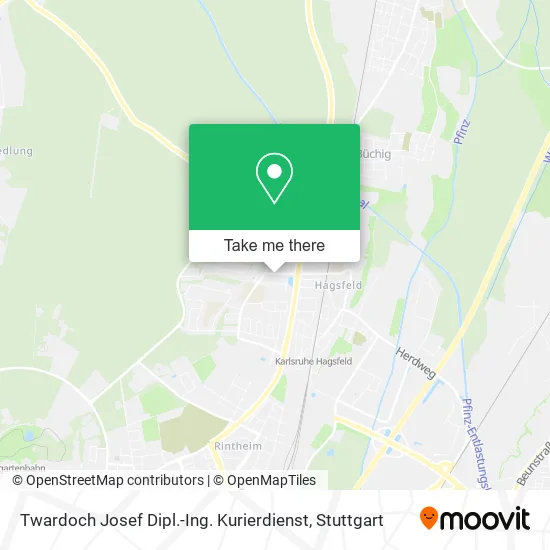 Карта Twardoch Josef Dipl.-Ing. Kurierdienst