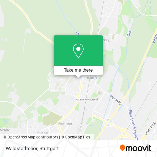 Карта Waldstadtchor