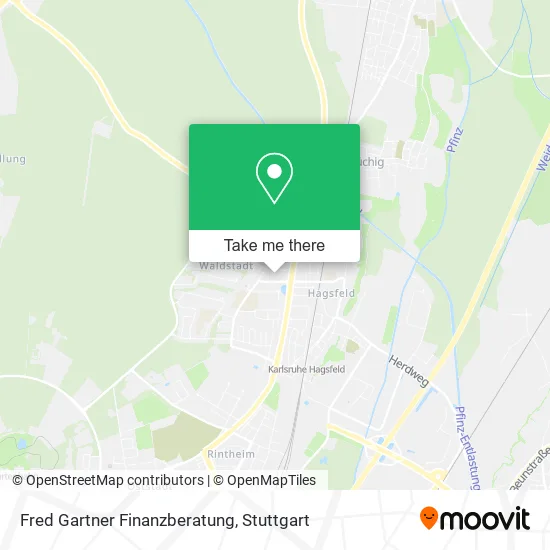 Карта Fred Gartner Finanzberatung