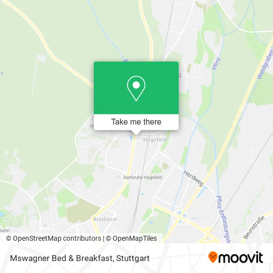 Карта Mswagner Bed & Breakfast