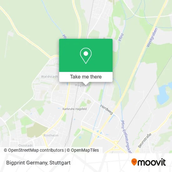 Карта Bigprint Germany