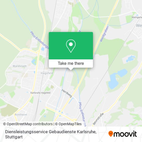 Diensleistungsservice Gebaudienste Karlsruhe map
