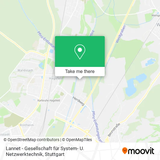 Карта Lannet - Gesellschaft für System- U. Netzwerktechnik