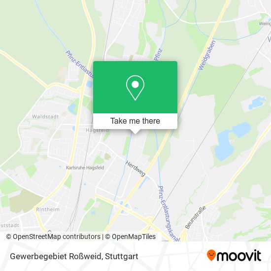 Gewerbegebiet Roßweid map