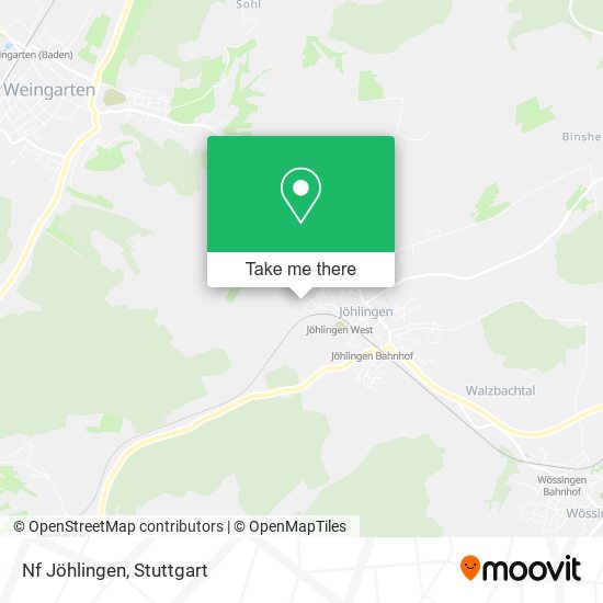 Карта Nf Jöhlingen