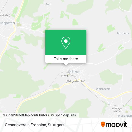 Gesangverein Frohsinn map