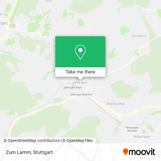 Карта Zum Lamm
