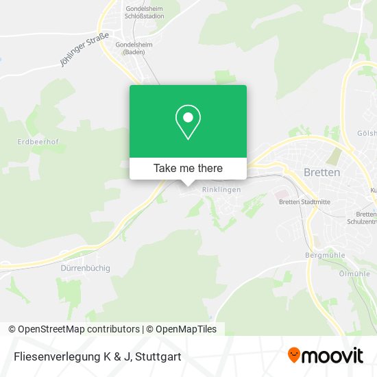 Fliesenverlegung K & J map