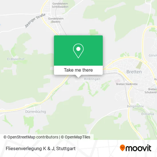Карта Fliesenverlegung K & J