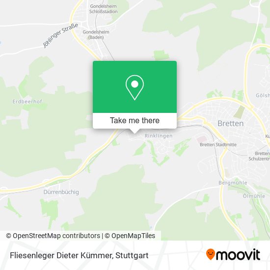 Fliesenleger Dieter Kümmer map