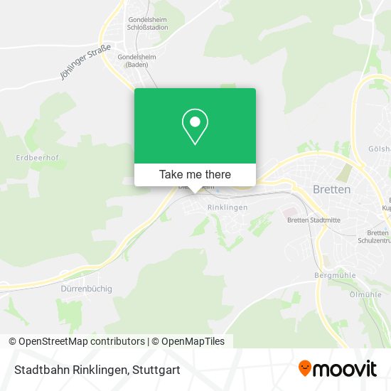 Stadtbahn Rinklingen map