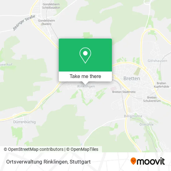 Карта Ortsverwaltung Rinklingen