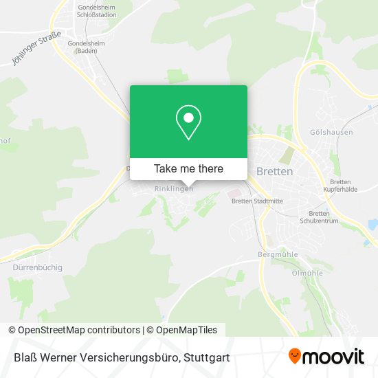 Карта Blaß Werner Versicherungsbüro