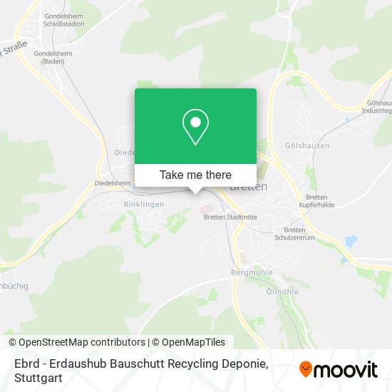 Карта Ebrd - Erdaushub Bauschutt Recycling Deponie