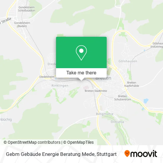 Карта Gebm Gebäude Energie Beratung Mede