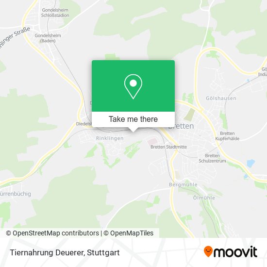 Tiernahrung Deuerer map