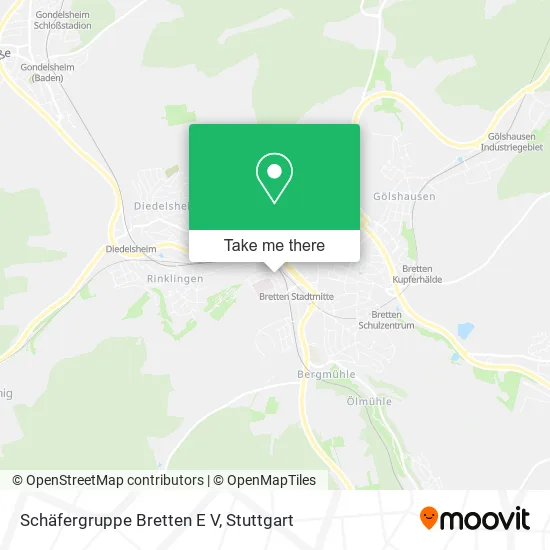 Карта Schäfergruppe Bretten E V