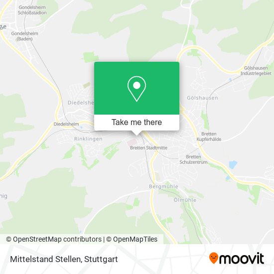 Карта Mittelstand Stellen