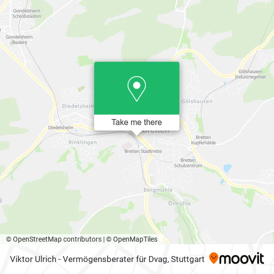 Карта Viktor Ulrich - Vermögensberater für Dvag
