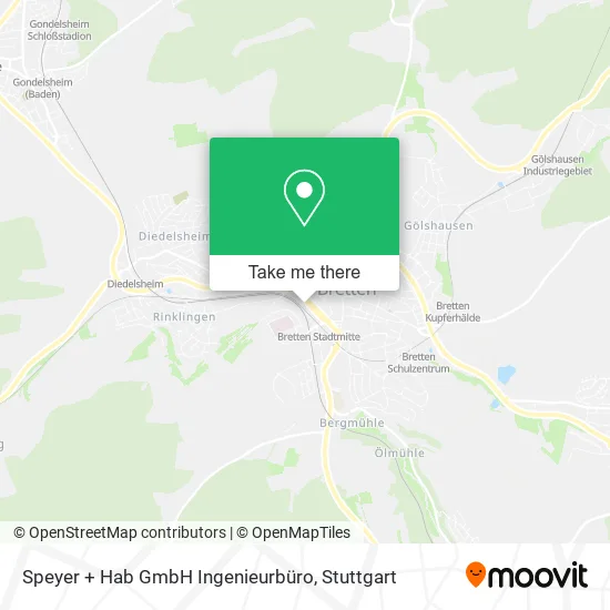 Карта Speyer + Hab GmbH Ingenieurbüro
