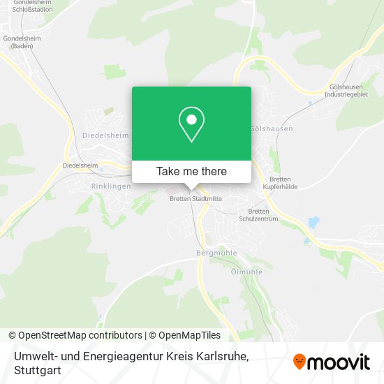 Umwelt- und Energieagentur Kreis Karlsruhe map