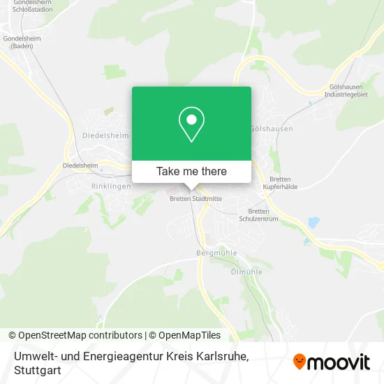 Карта Umwelt- und Energieagentur Kreis Karlsruhe