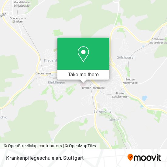 Карта Krankenpflegeschule an