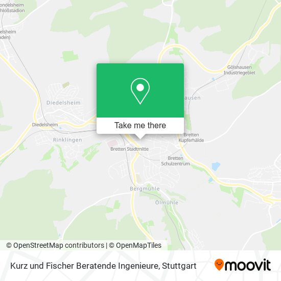 Kurz und Fischer Beratende Ingenieure map