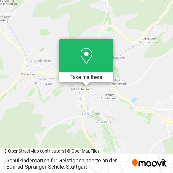 Schulkindergarten für Geistigbehinderte an der Edurad-Spranger-Schule map