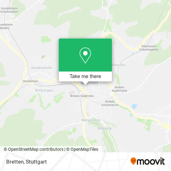 Карта Bretten