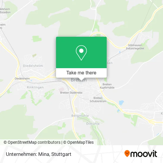 Карта Unternehmen: Mina