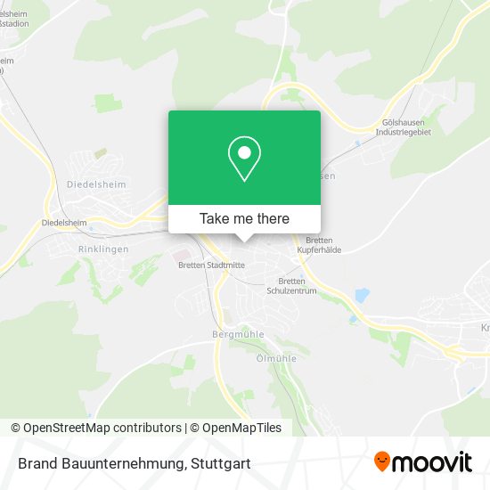 Brand Bauunternehmung map