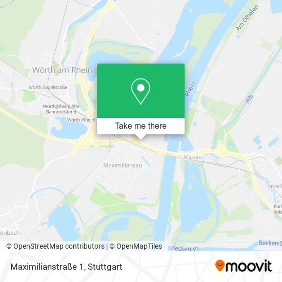 Maximilianstraße 1 map