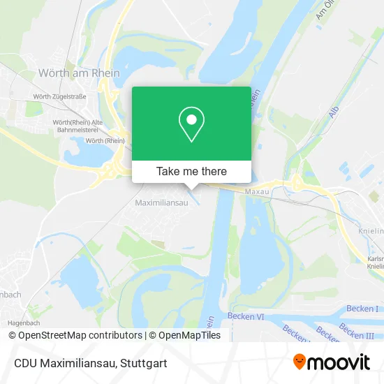 Карта CDU Maximiliansau