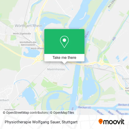 Карта Physiotherapie Wolfgang Sauer